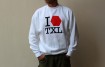I LOVE TXL Sweatshirt, white